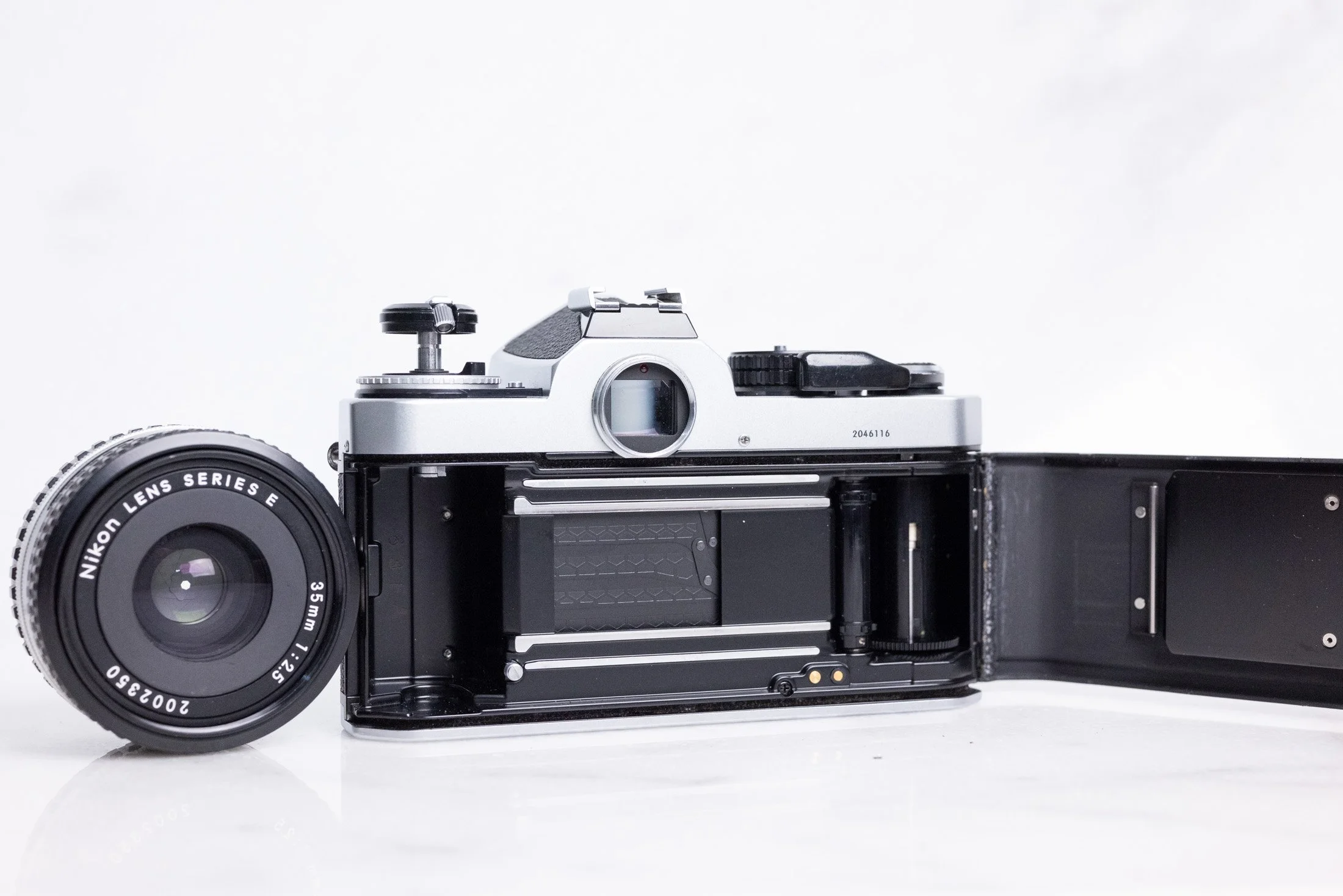 Nikon FE2 Titanium Shutter Model 35mm Film SLR Camera and Nikon